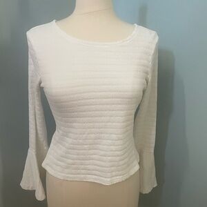 She + Sky white top